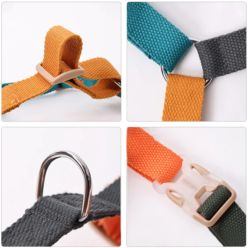 H-shaped Dog Harness,adjustable Explosion-proof Punching Dog Harness for Small Medium and Large Dogs for Training and Running