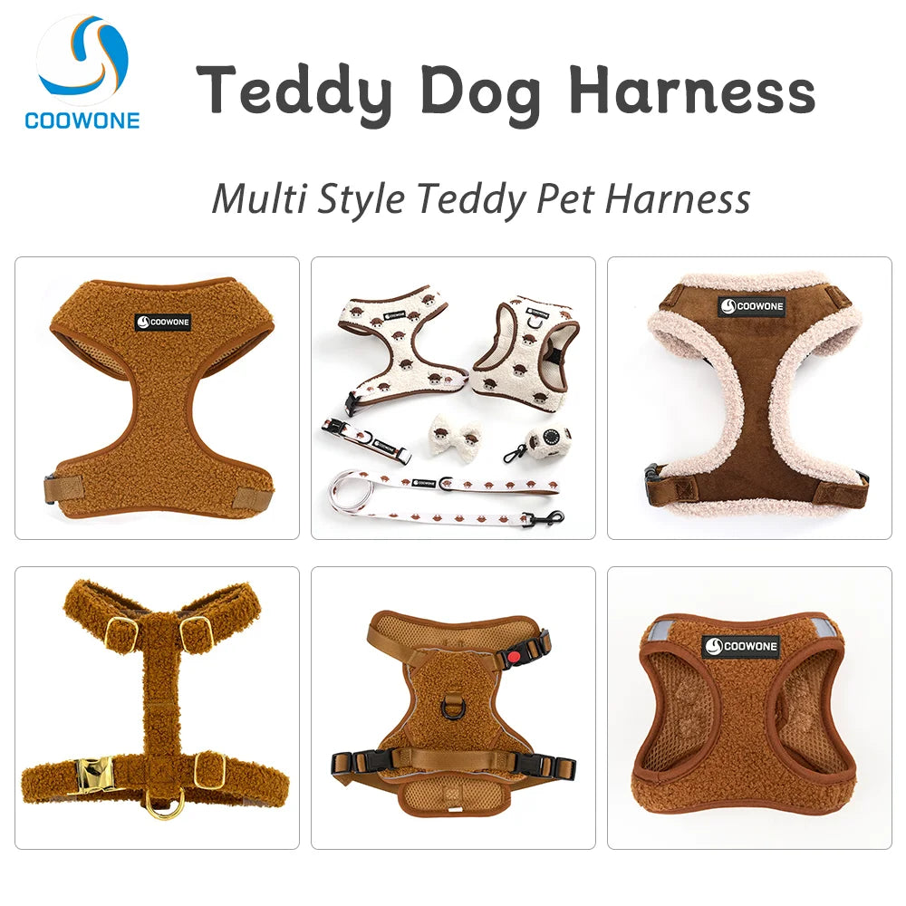Personalized Dog Harness Set Custom Design Dog Collars and Leashes Step in Puppy Harness Dog Products