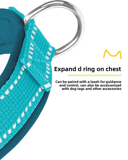 Explosion-Proof Pet Saddle Harness Dog Leash for Shiba Inu Bichon Frize Puppy Outdoor Pet Supplies Dog Collar Cat Collar