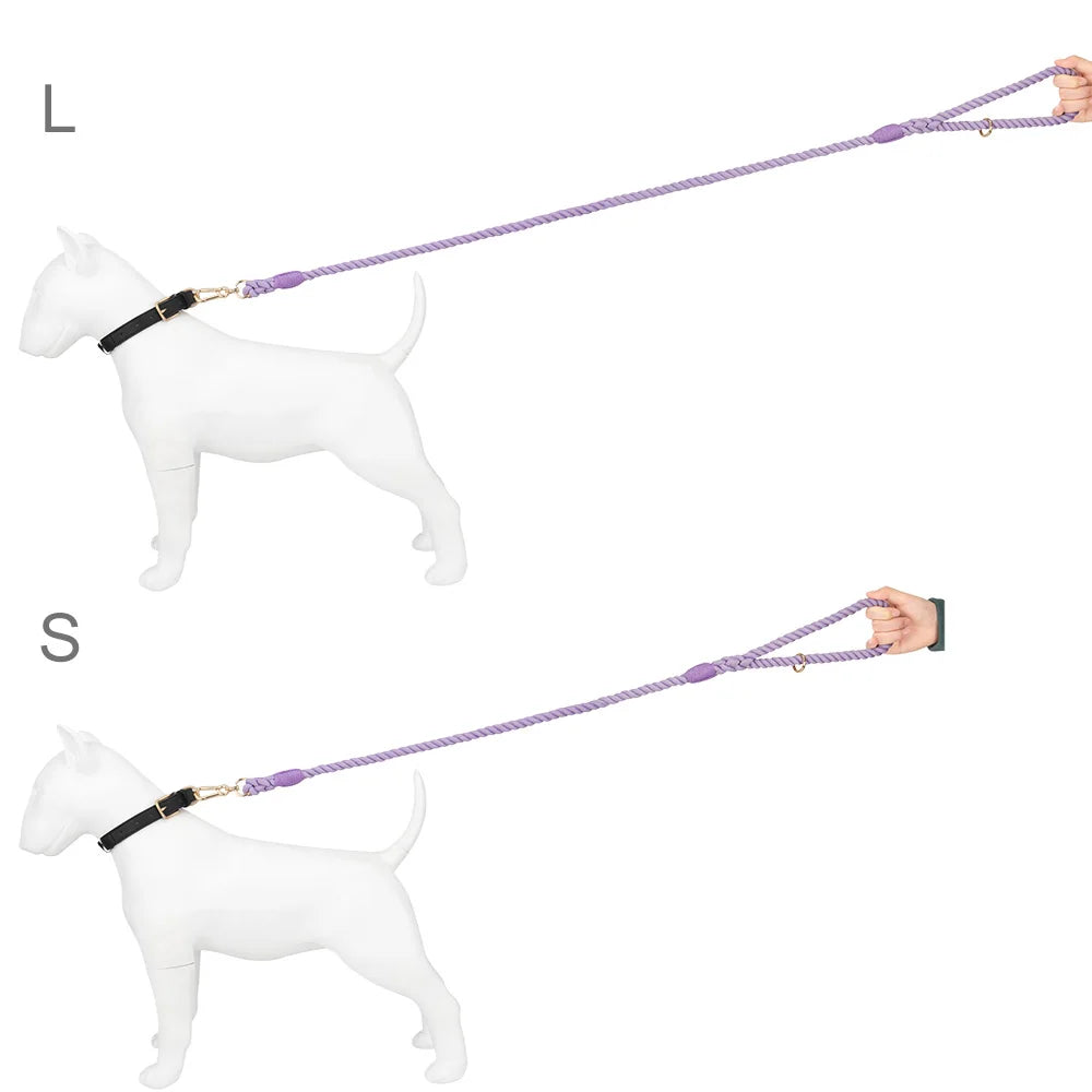 Hand-woven Cotton Rainbow Dog Leash, Medium and Large Dog Walking Leash Is Wear-resistant ,  for Outdoor Walking or Dog Training