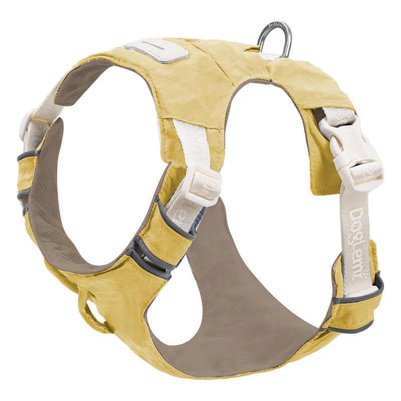 Dog leash, anti-shock dog chain, outdoor dog walking leash, detachable pet harness