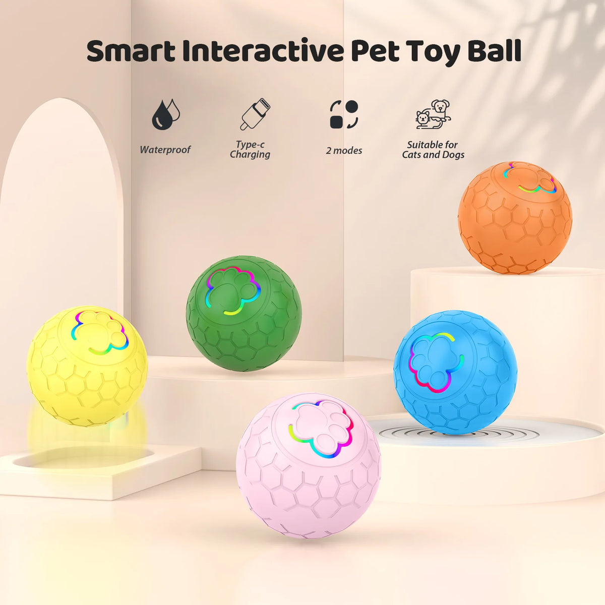 HaloBounce — Interactive Dog Ball