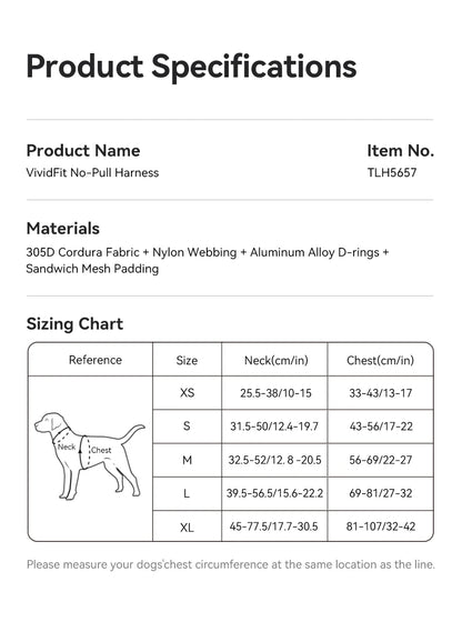 Trailblazer Tails – Reflective Padded Dog Harness