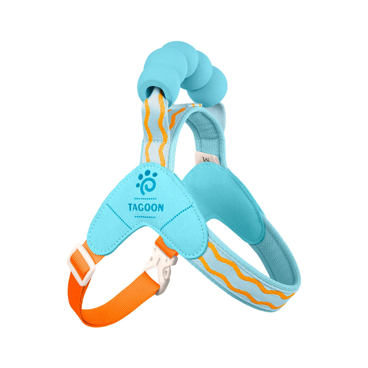 Bubblegum Bounce – Cushioned Reflective Dog Harness