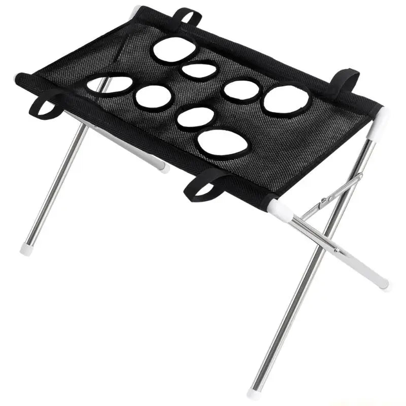 QX2E MultiFunctional Cats Dog Grooming Bed with Support Frame and Washing Hole Grooming Bed For Pet Ear Picking Clipping