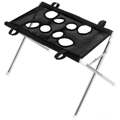 QX2E MultiFunctional Cats Dog Grooming Bed with Support Frame and Washing Hole Grooming Bed For Pet Ear Picking Clipping