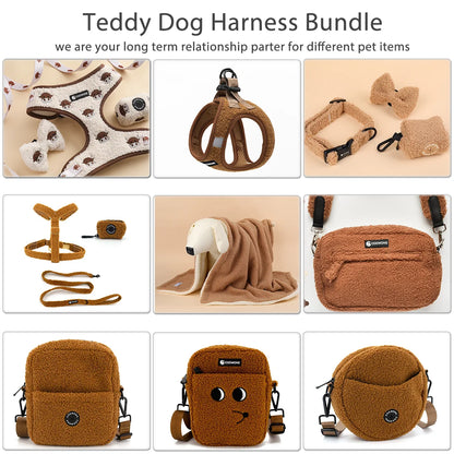 Personalized Dog Harness Set Custom Design Dog Collars and Leashes Step in Puppy Harness Dog Products