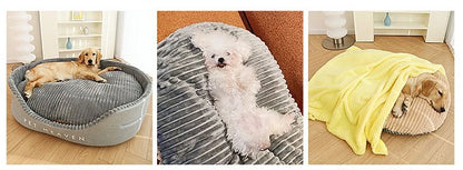 HOOPET Dog Pillow Soft Mattress For Dogs Cat Sleeping Mat Pet Cushion In The Bed S-XL Size For Small Medium Large Dogs Pet Beds