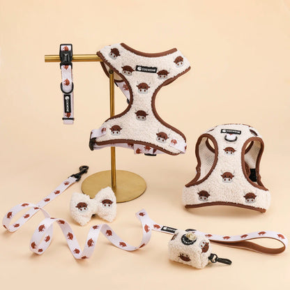 Personalized Dog Harness Set Custom Design Dog Collars and Leashes Step in Puppy Harness Dog Products