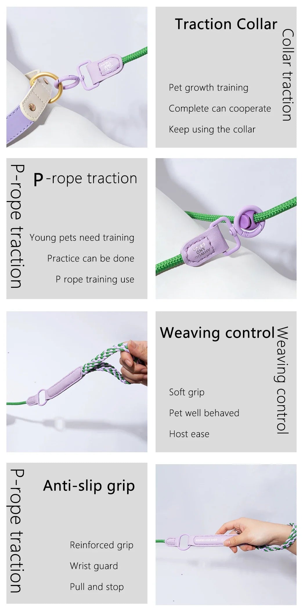 Switch & Stroll 2-in-1 Rope Dog Leash