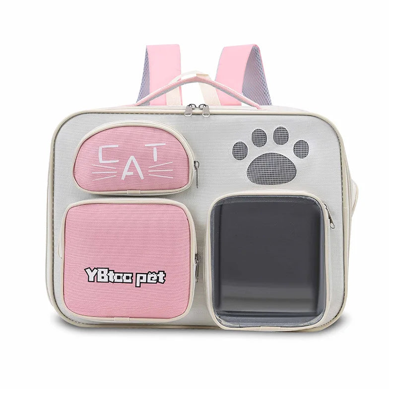 Bag Products Cat Carriers Storage Fashion Backpack Portable Cat Carriers Handbag PVC Home Katzenbeutel MH40MB
