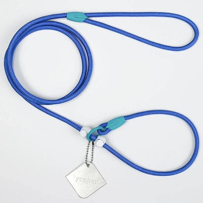 Dog Leash Slip Lead Rope Collar Strong Lightweight Braided Dog Training Leash No Pull Training Lead Leash for Medium & Small Dog