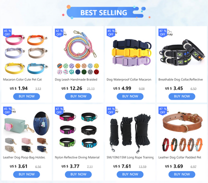 Hand-woven Cotton Rainbow Dog Leash, Medium and Large Dog Walking Leash Is Wear-resistant ,  for Outdoor Walking or Dog Training
