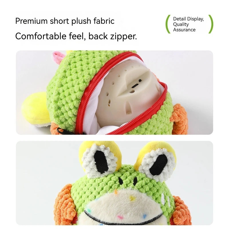 Kawaii Interactive Dog Toy Electric Plush Jumping Ball Squeaky Bite Resistant Self Entertaining Boredom Relief For Cute Dogs