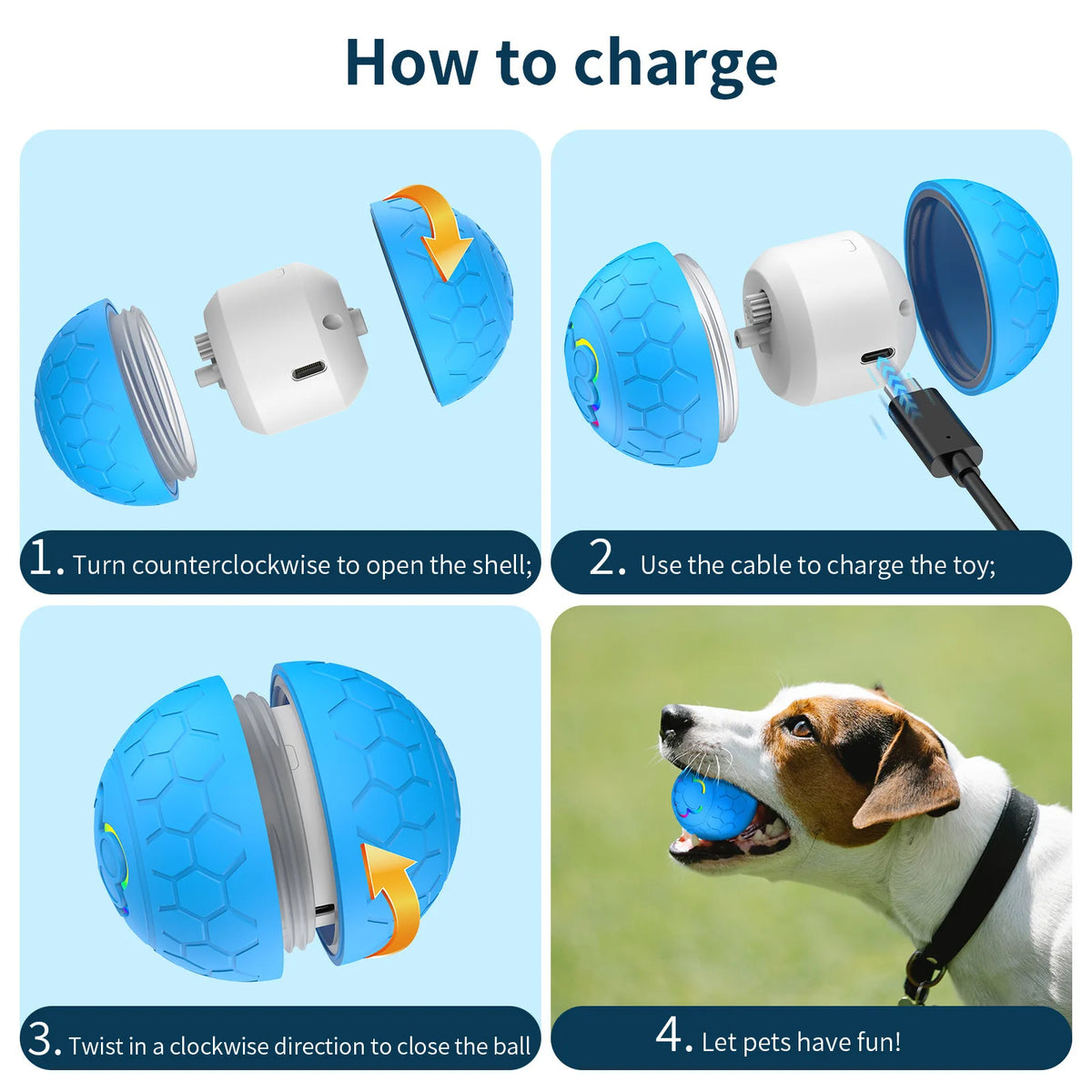 HaloBounce — Interactive Dog Ball