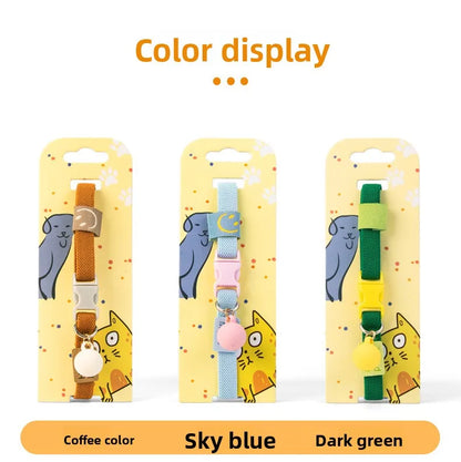 Reflective Cat Collar Adjustable Soft Pet Necklace Summer Fashion Accessory with Breakaway Clasp for Indoor Outdoor Cats