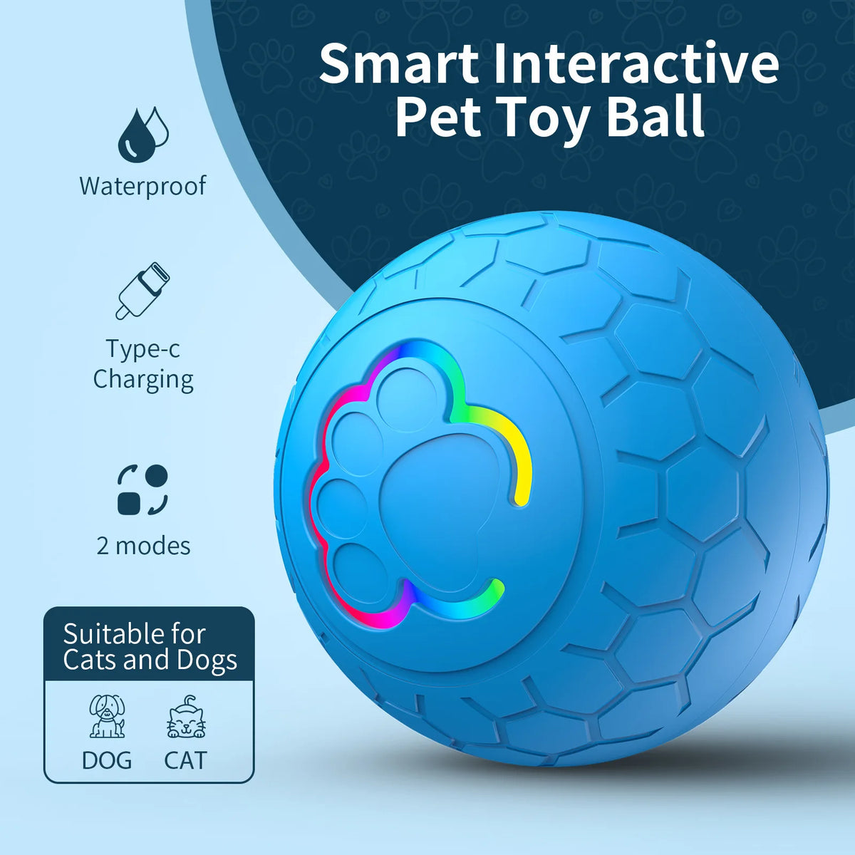 HaloBounce — Interactive Dog Ball