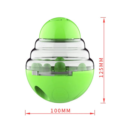 Dog Interactive Food Dispenser Toys Small Dogs Cats Pet IQ Training Improve Pet Boredom Relief Interactive Dog Toy