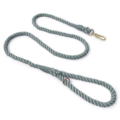 Hand-woven Cotton Rainbow Dog Leash, Medium and Large Dog Walking Leash Is Wear-resistant ,  for Outdoor Walking or Dog Training