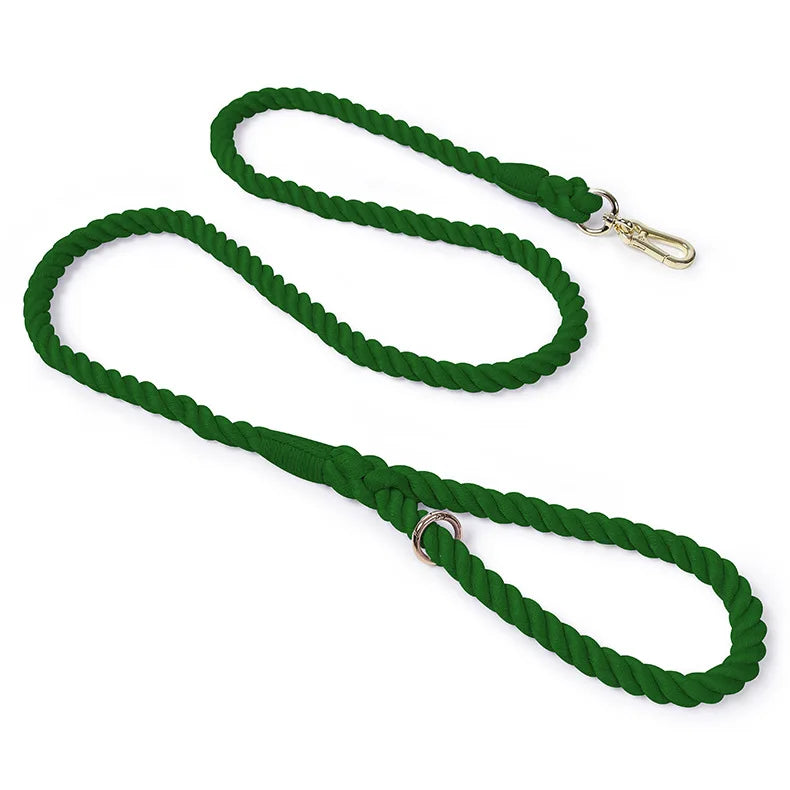 Hand-woven Cotton Rainbow Dog Leash, Medium and Large Dog Walking Leash Is Wear-resistant ,  for Outdoor Walking or Dog Training