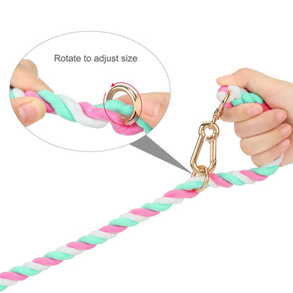 Twist & Tail Braided Hands-Free Dog Leash | Angel on Paws