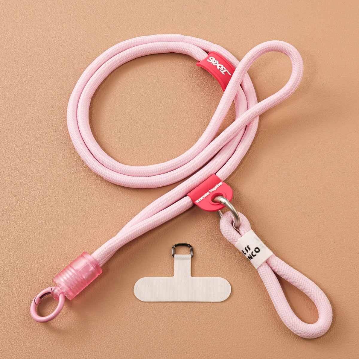 Colorful Braided Phone Crossbody Lanyard Universal Anti-lost Phone Strap with Tether Tab for All Smartphones Retro Fresh Style