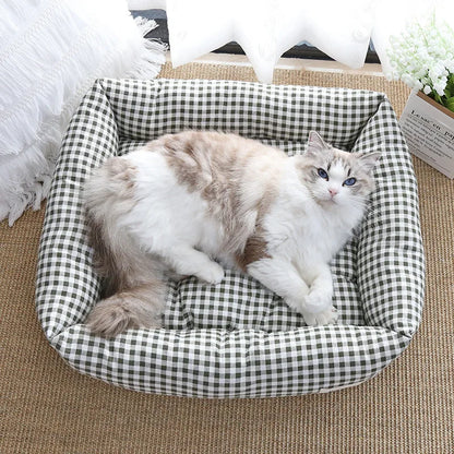 New Four Seasons Universal Pet Nests Spring and Autumn Square Nests Winter Warm Dog Nests Cat Nests Thickened Small Dog NestsCat