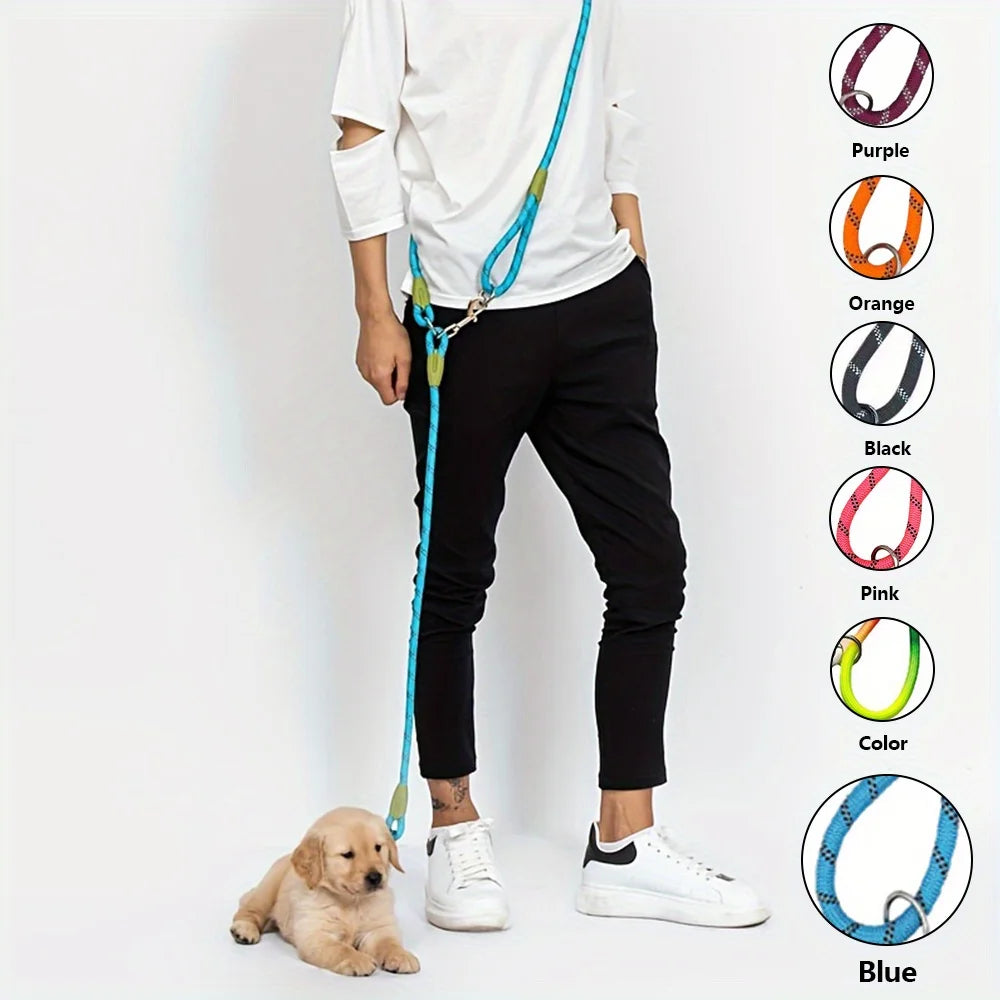 Rainbow Rover – Reflective Hands-Free Dog Leash