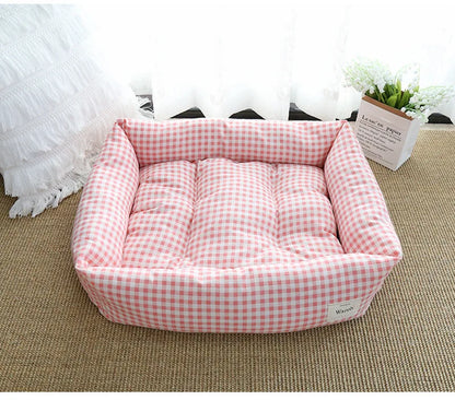 New Four Seasons Universal Pet Nests Spring and Autumn Square Nests Winter Warm Dog Nests Cat Nests Thickened Small Dog NestsCat