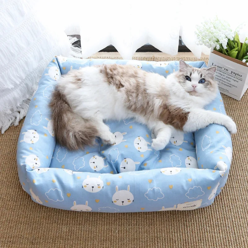 New Four Seasons Universal Pet Nests Spring and Autumn Square Nests Winter Warm Dog Nests Cat Nests Thickened Small Dog NestsCat