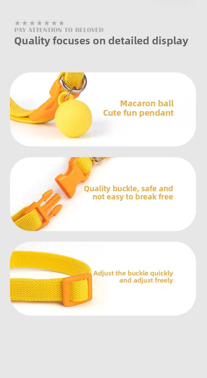 Reflective Cat Collar Adjustable Soft Pet Necklace Summer Fashion Accessory with Breakaway Clasp for Indoor Outdoor Cats